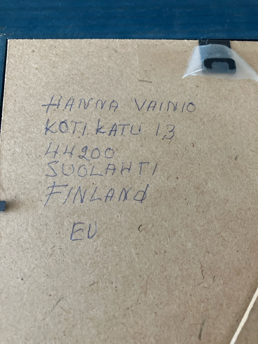 Maleri/tryk Hanna Vainio